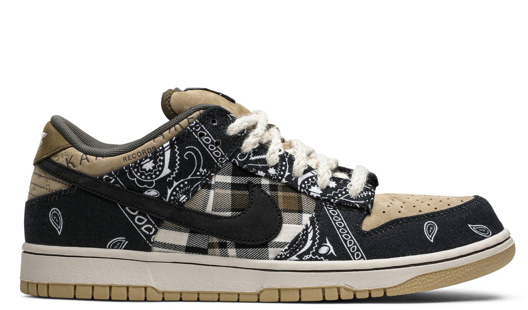 Nike x Travis Scott SB Dunk "Bandana" Low Sneakers [UABAT ...