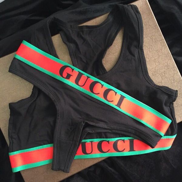 gucci bra and thong