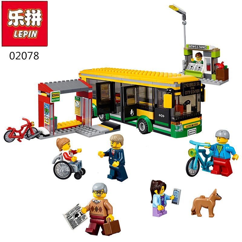 Lepin / King 02078 - Cities Bus Station | Toy-Links